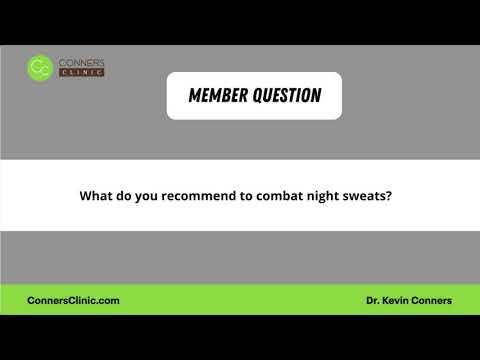 Help for Night Sweats?