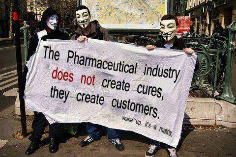 Pharma does not create cures they create customers